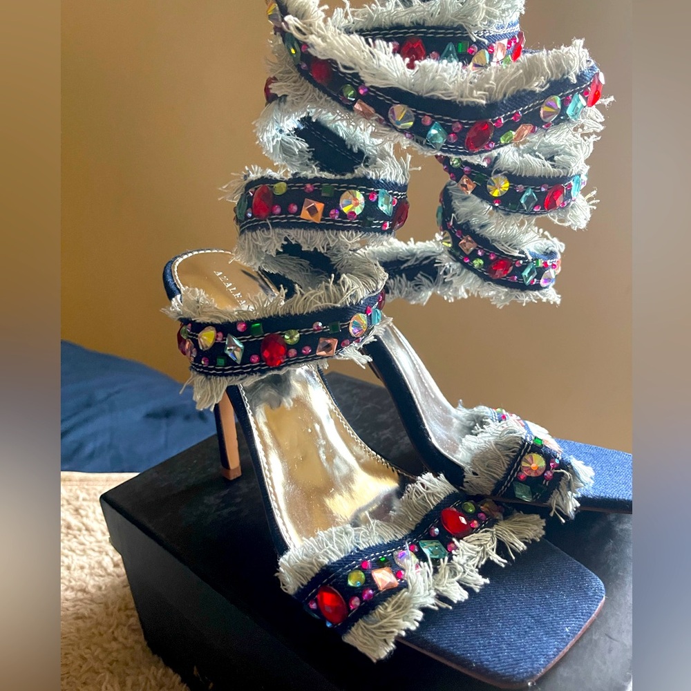 AZALEA WANG size 8 style CRESS-DENIM